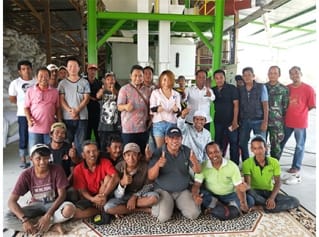1,5-2 т/ч Линия По Производству Древесных Гранул установлена в Индонезии