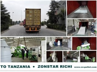Оборудование Производства Кормовых Гранул Для Животных готово к отправке в Танзанию