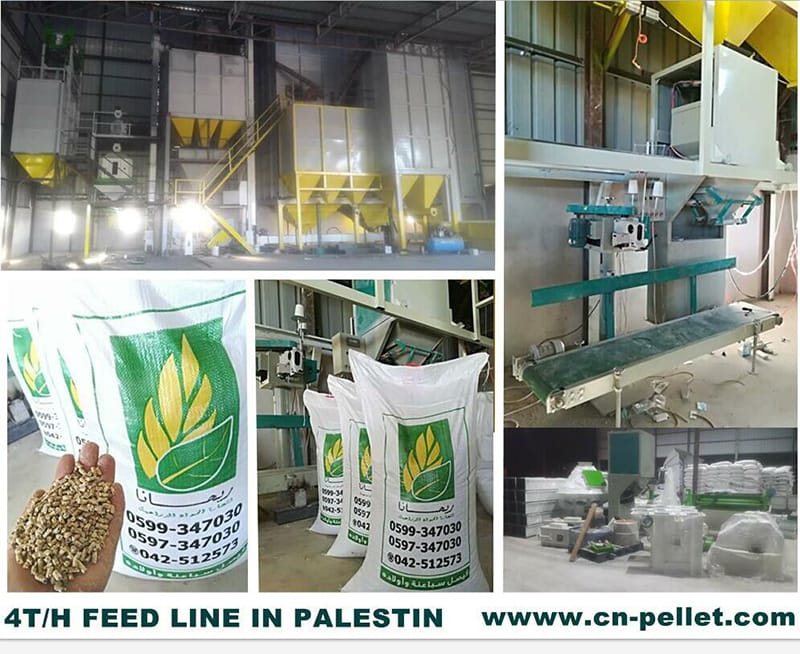 В Палестине установлена 4Т/Ч Линия по производству кормовых гранул из люцерны