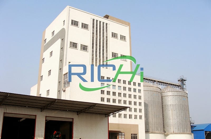 166 т/час Завод по производству кормов/премиксов для птицы в Китае